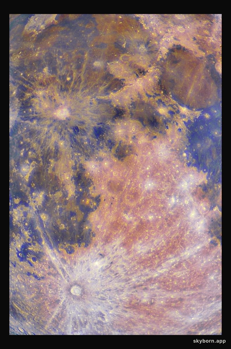 A Colorful Moon