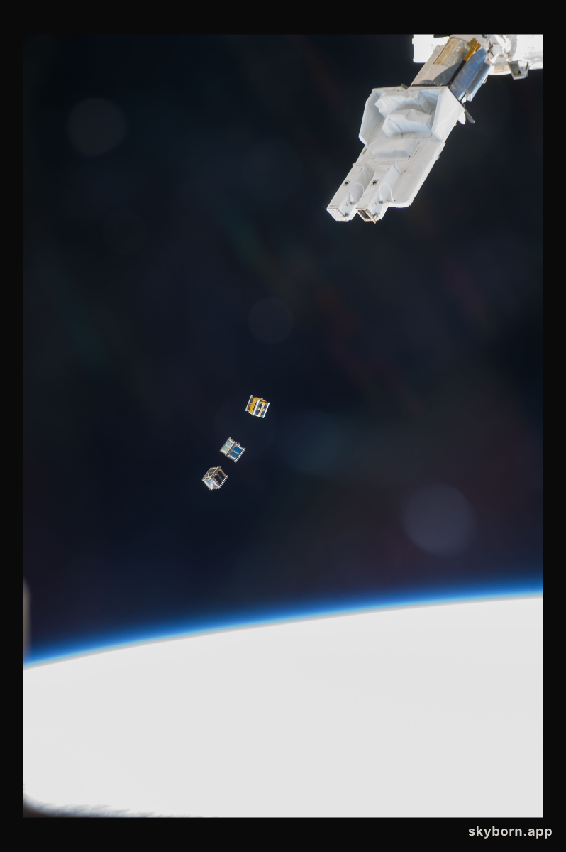 Three CubeSats Released