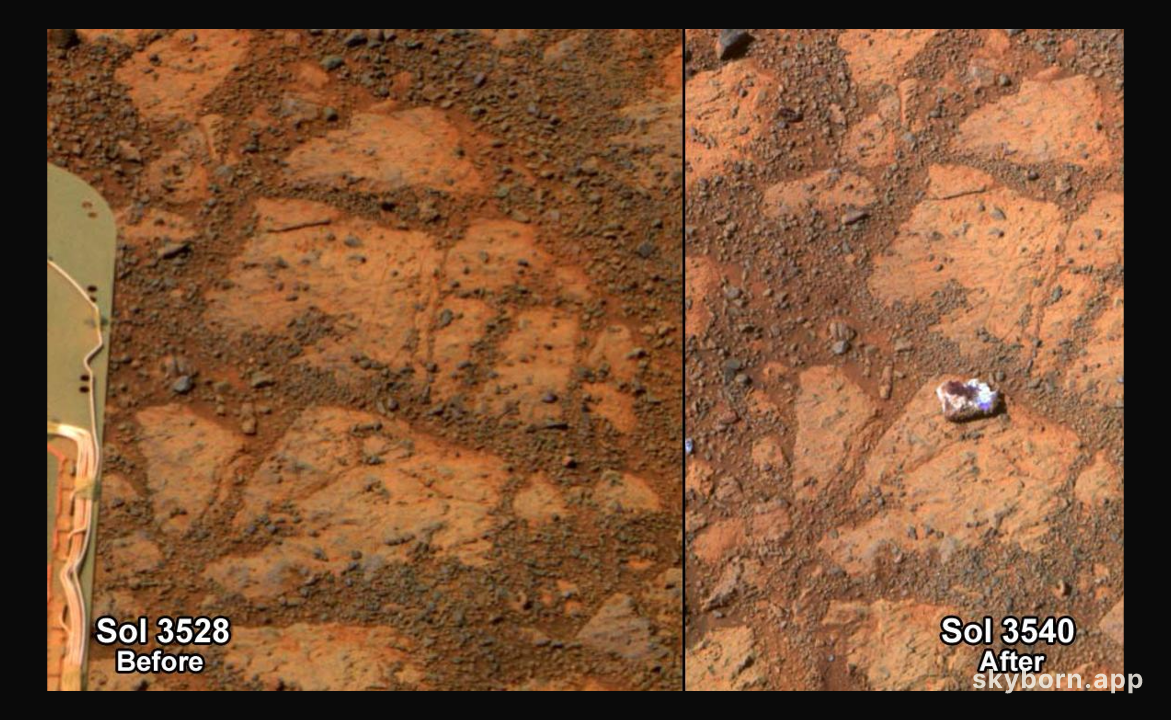 Jelly Donut Shaped Rock Appears on Mars