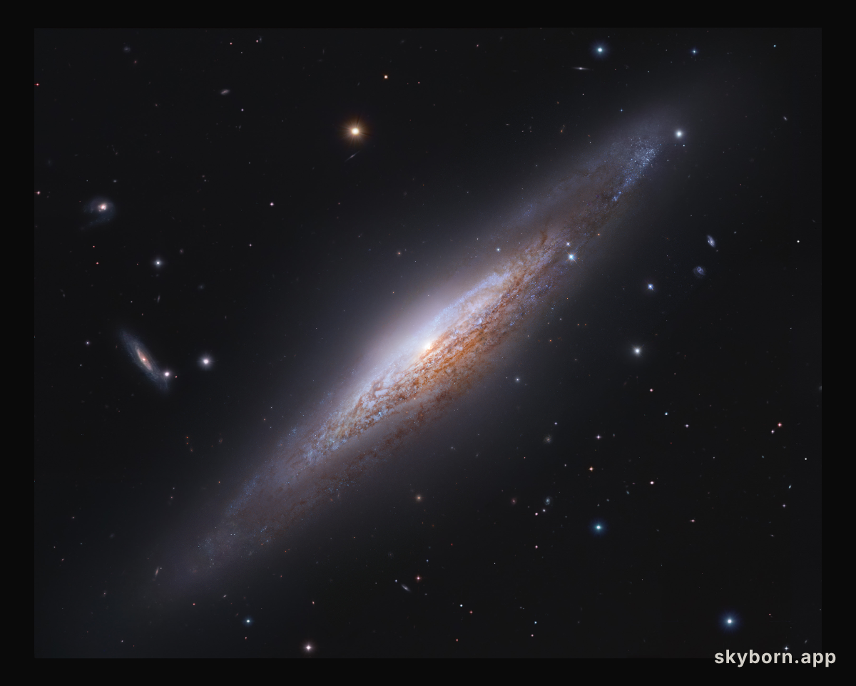 NGC 2683: Edge-On Spiral Galaxy