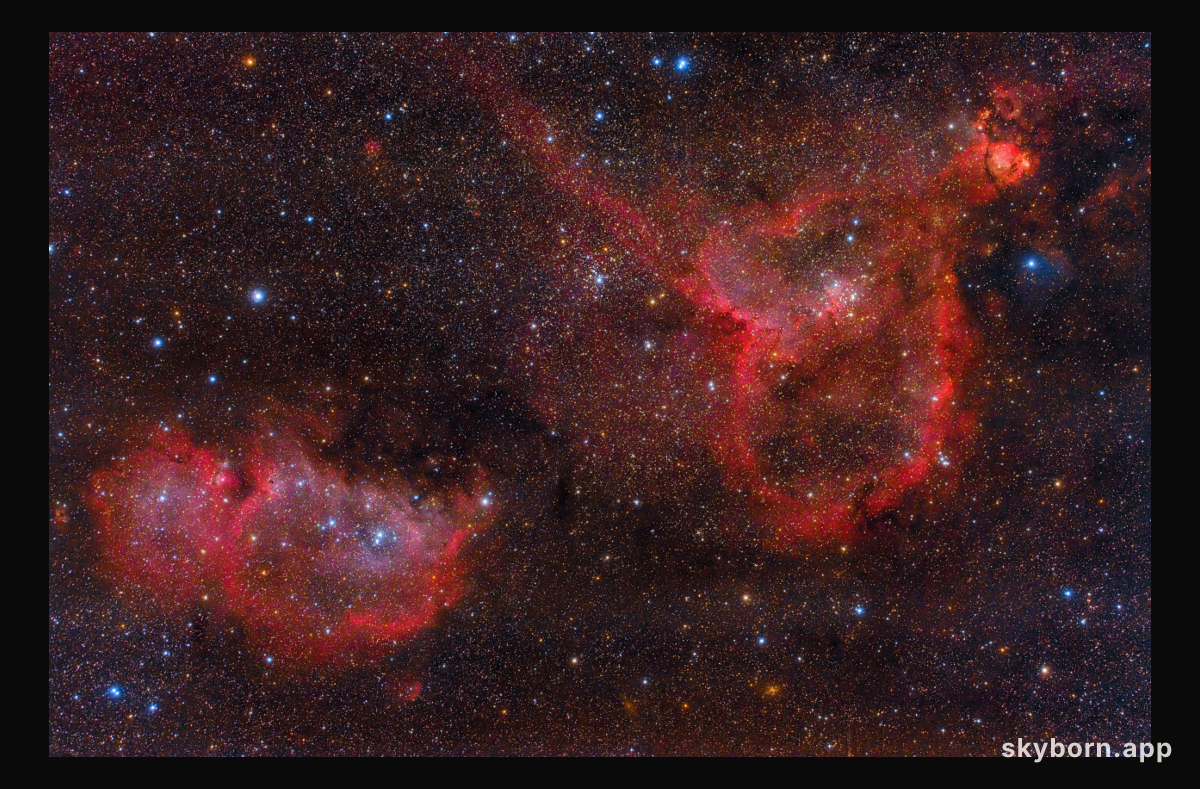 The Heart and Soul Nebulas