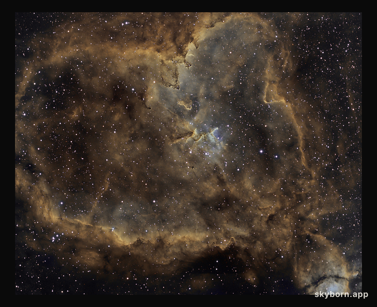 IC 1805: Light from the Heart