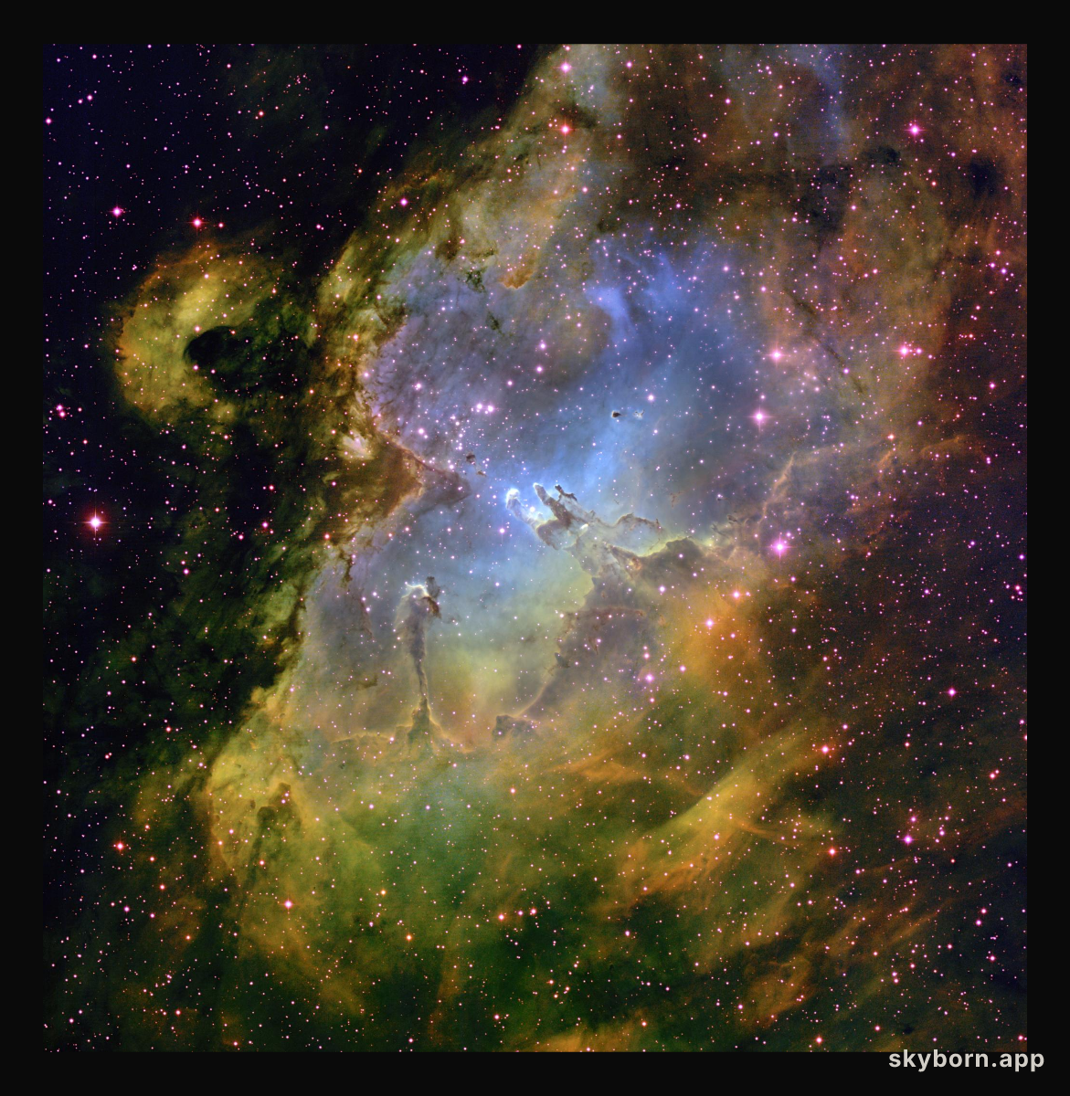 Inside the Eagle Nebula