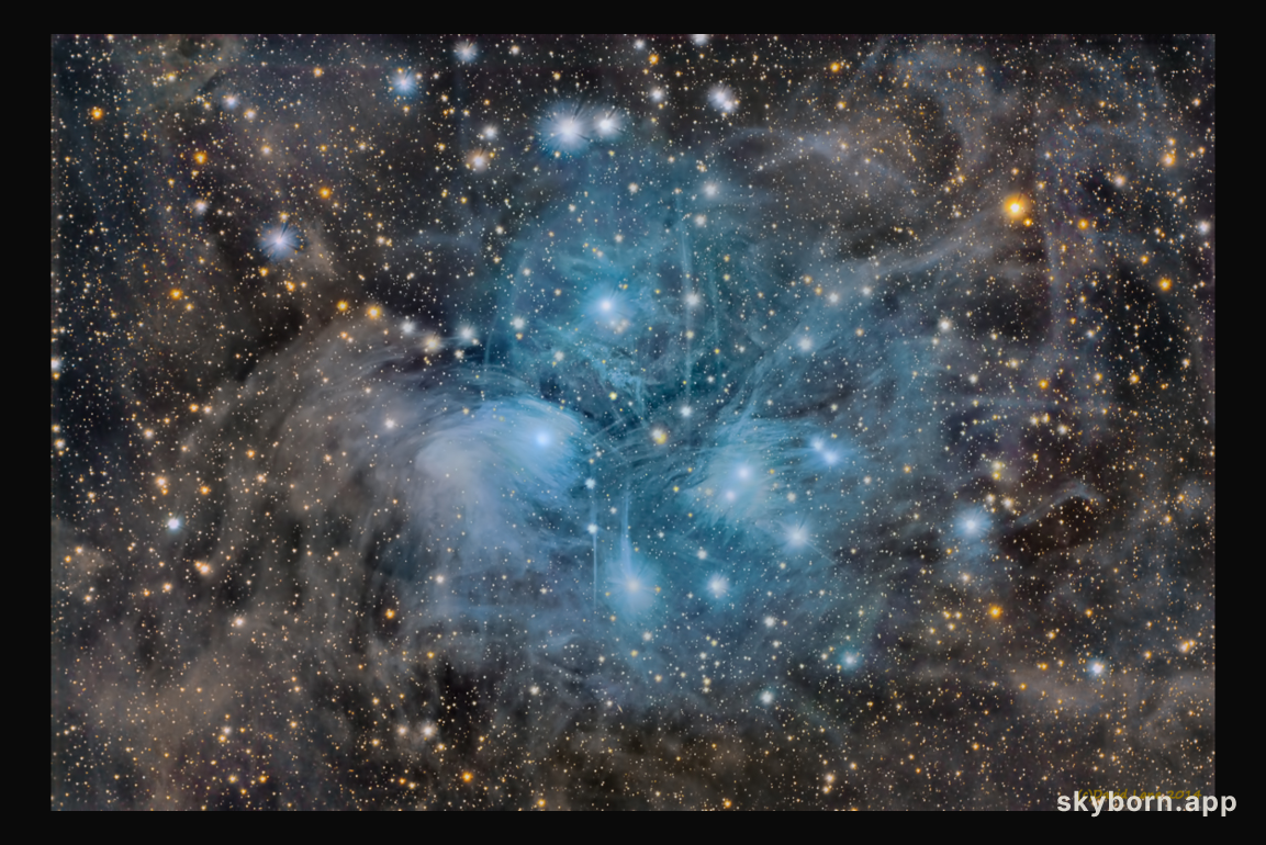 The Pleiades Deep and Dusty