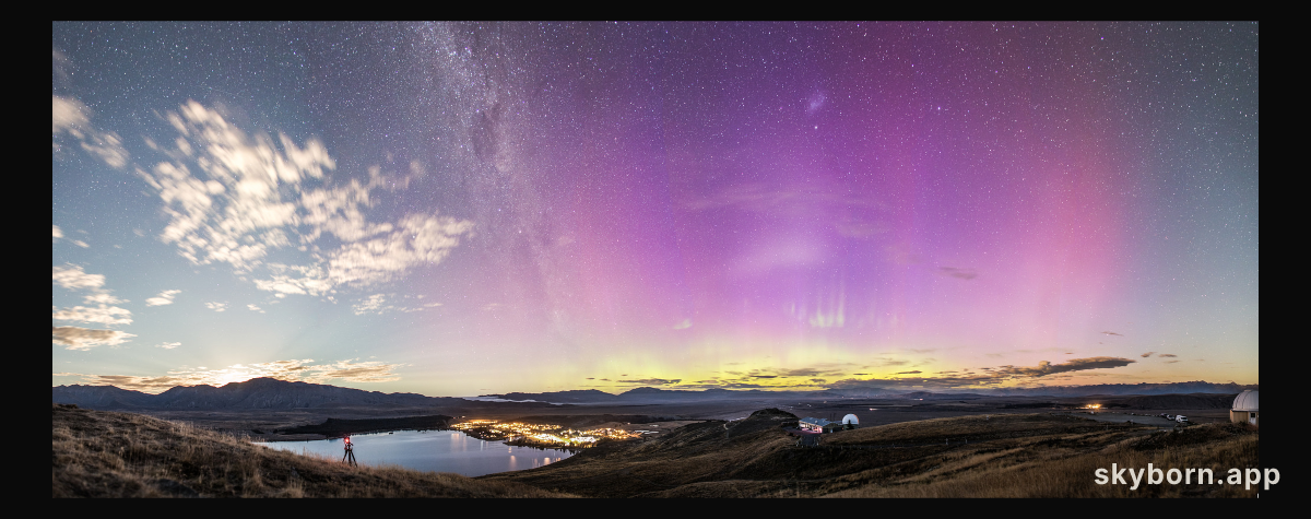 Aurora over New Zealand