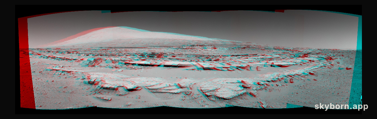 Mount Sharp on the Horizon