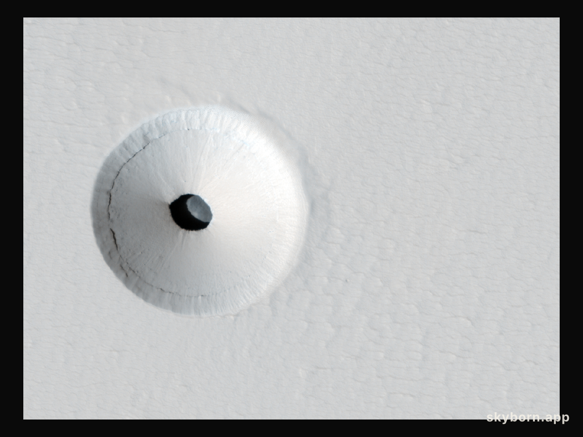 A Hole in Mars