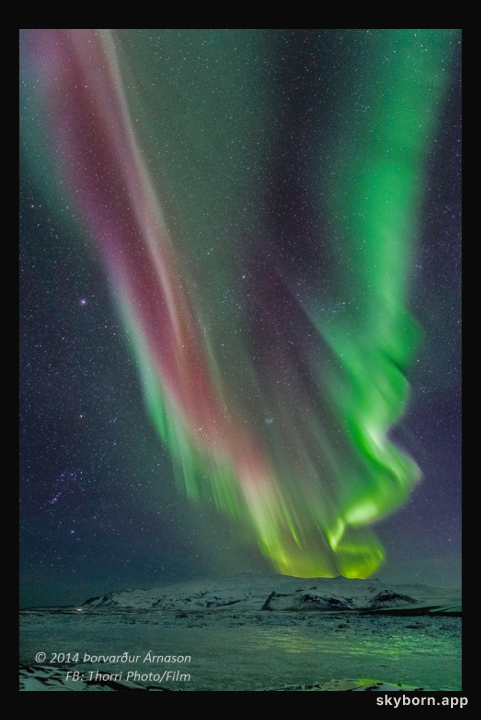 Orion and Aurora over Iceland