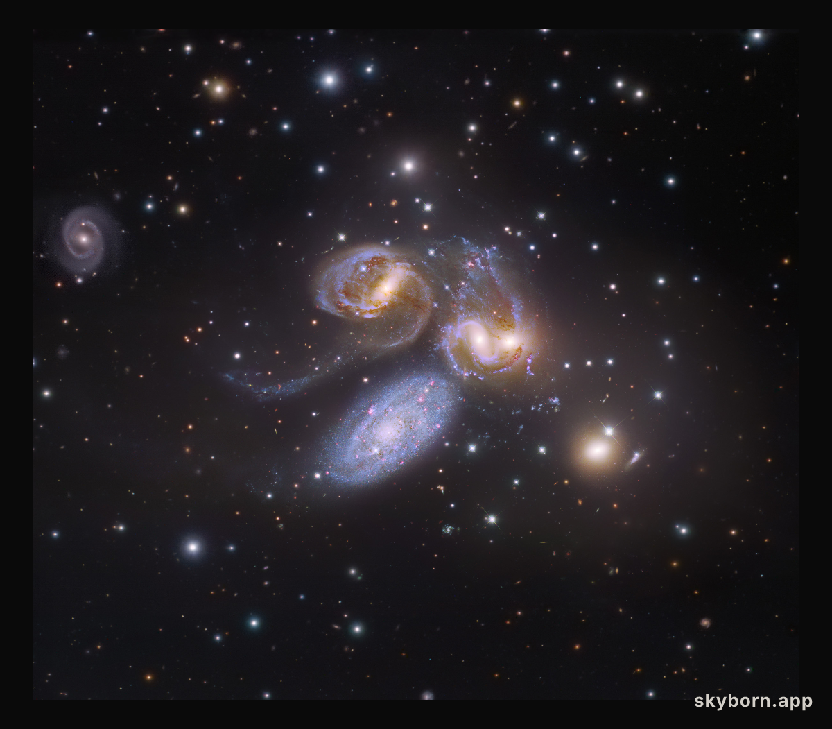 Stephan's Quintet Plus One