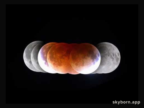 Time Lapse of a Total Lunar Eclipse