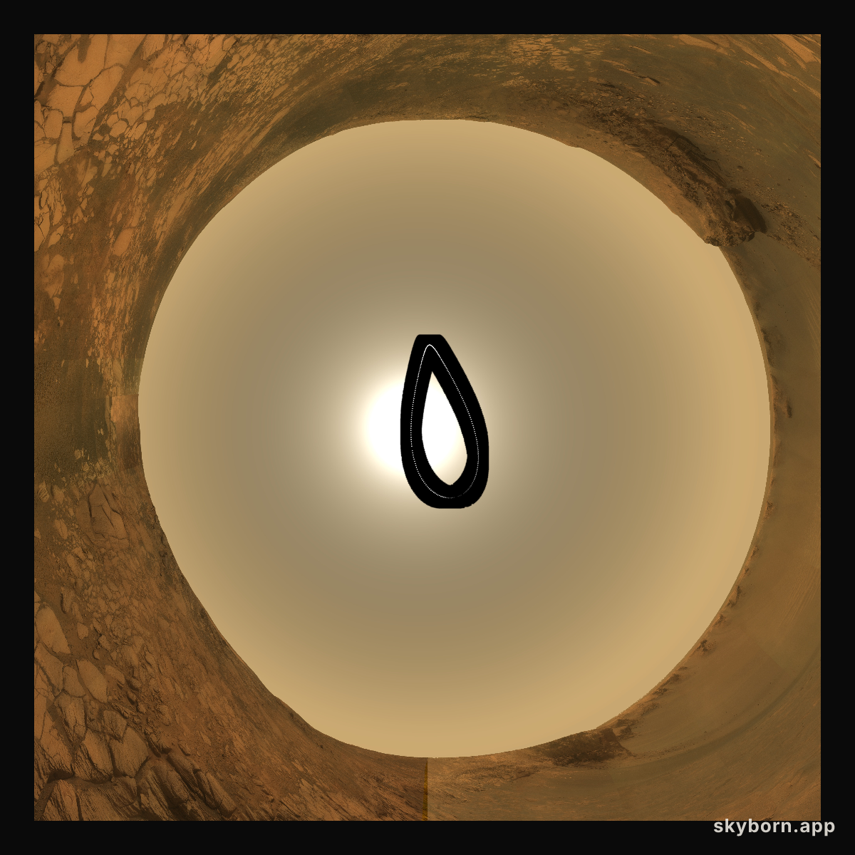 Opportunity's Mars Analemma