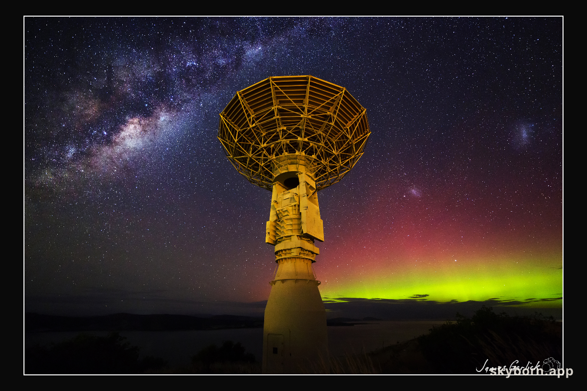 Satellite Station and Southern Skies