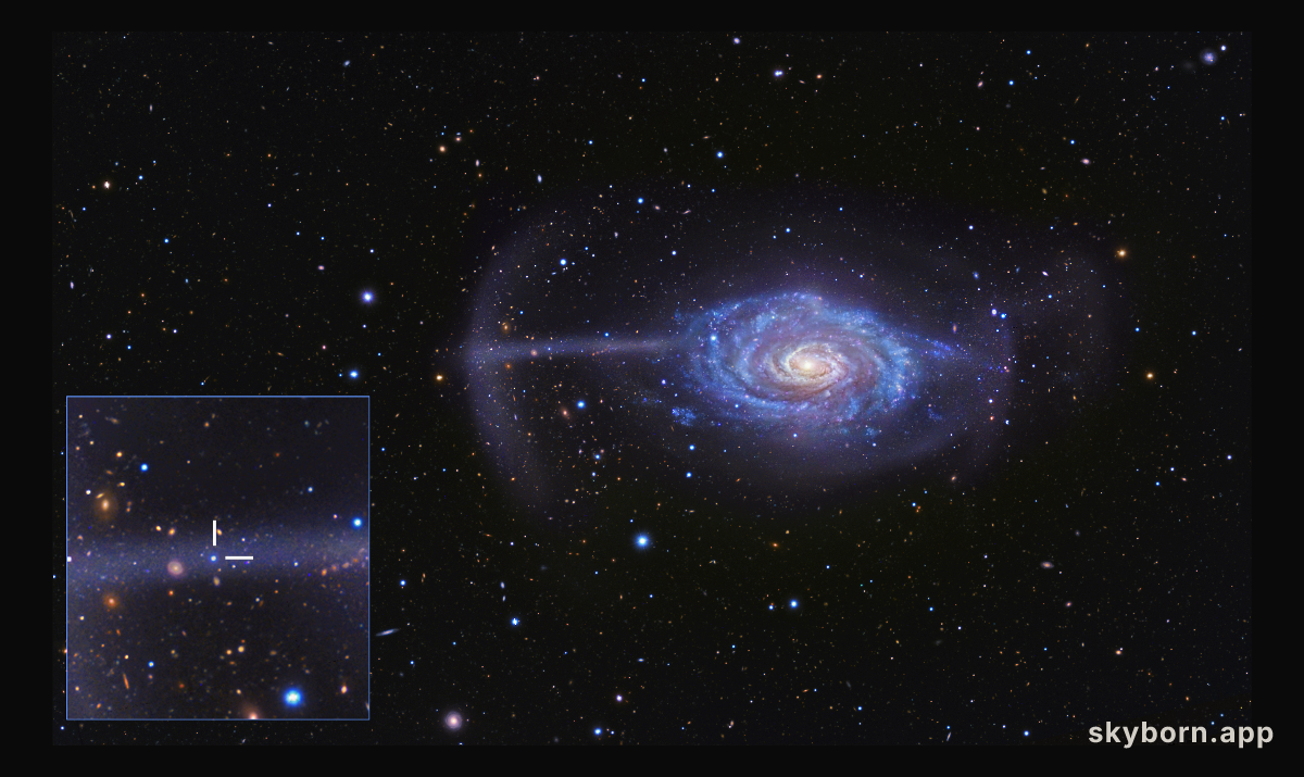 NGC 4651: The Umbrella Galaxy