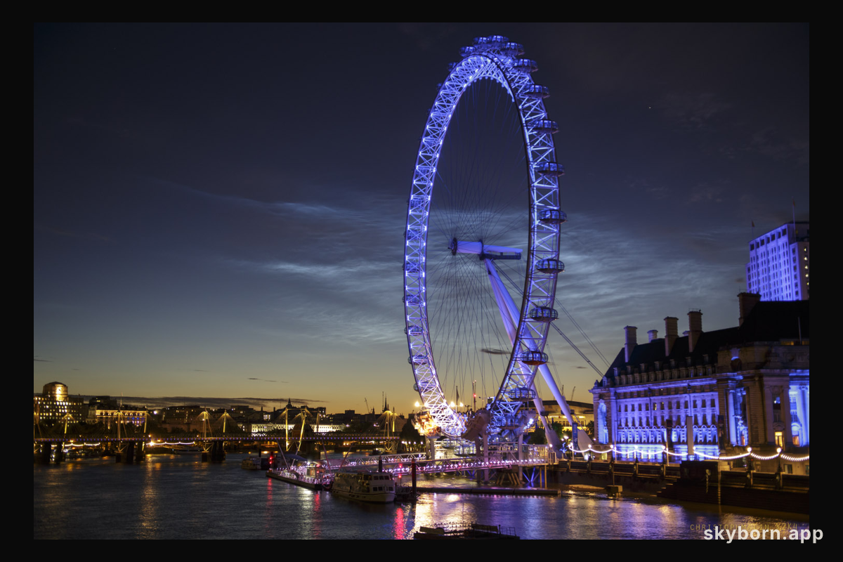 Noctilucent Clouds over London