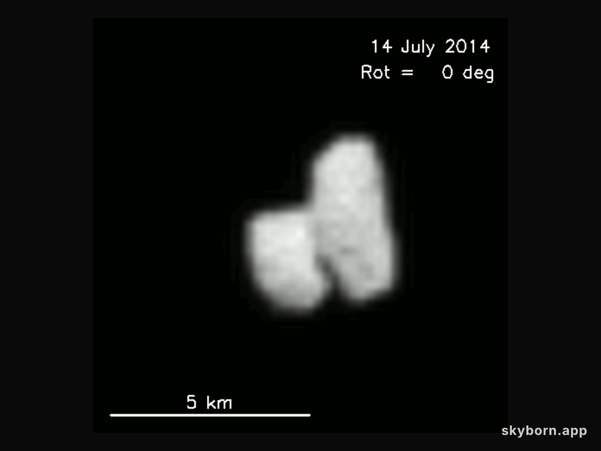 Spacecraft Rosetta Shows Comet has Two Components