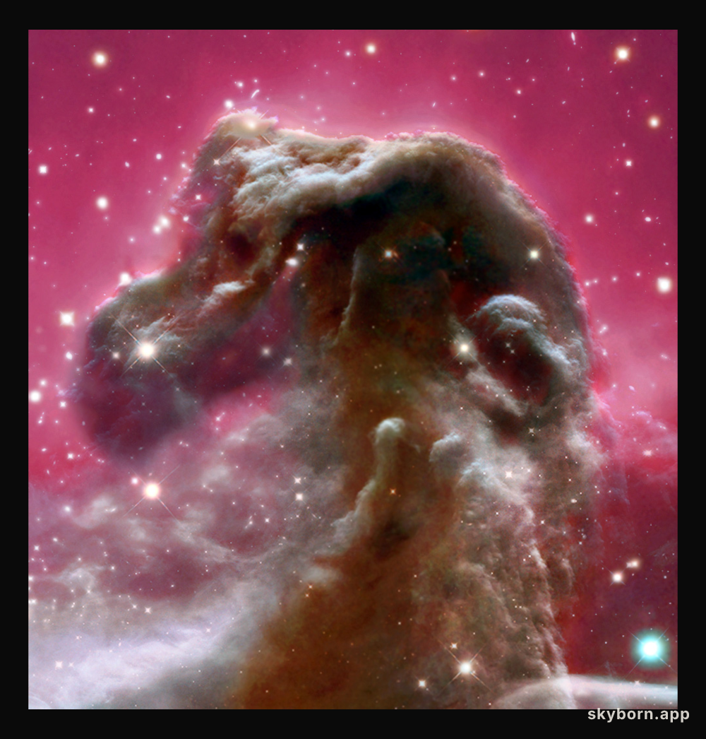 The Horsehead Nebula from Blue to Infrared