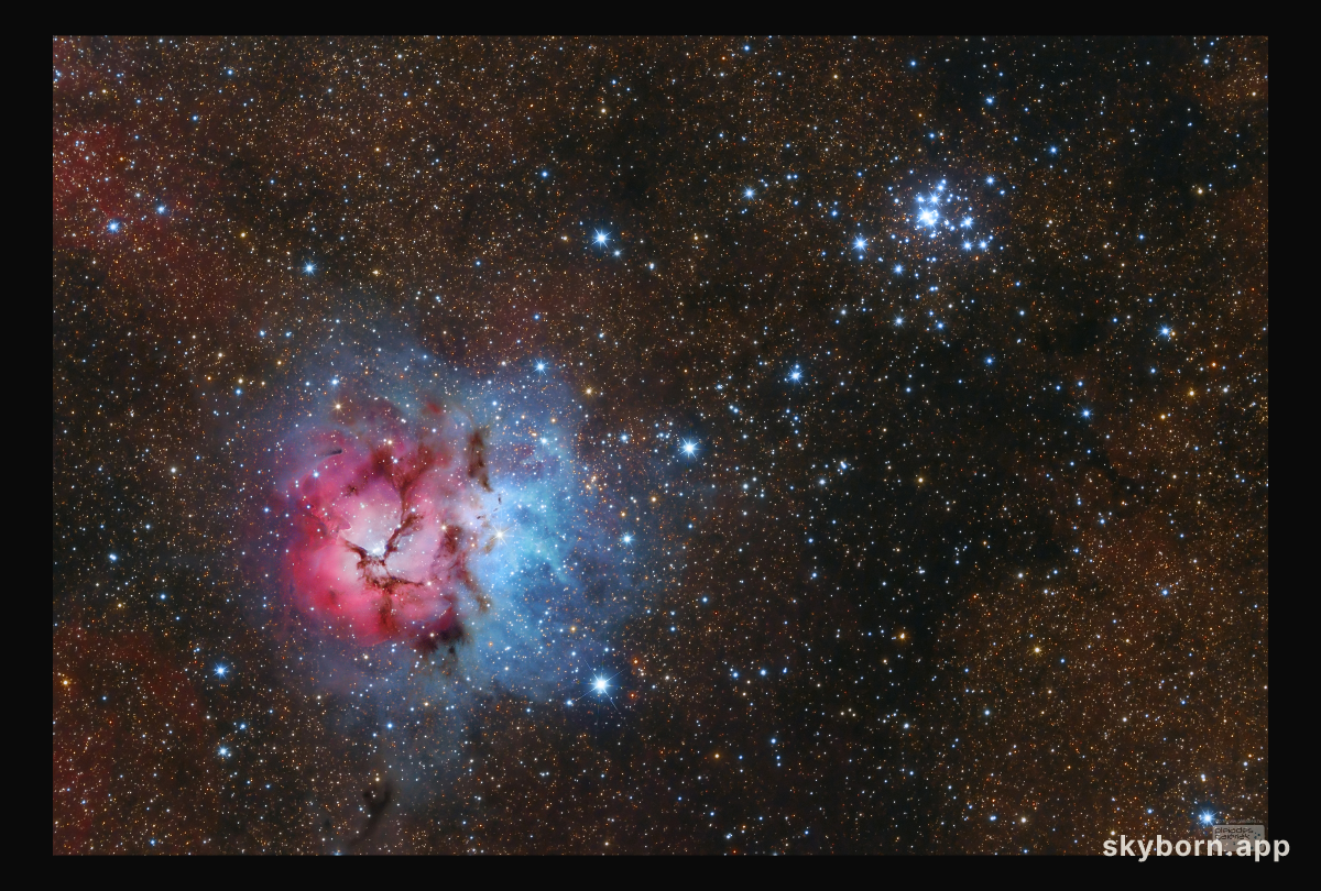 Messier 20 and 21
