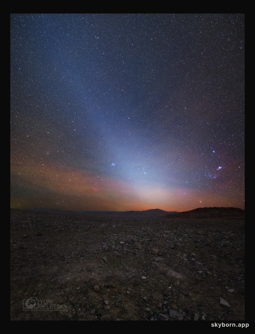 Zodiacal Light before Dawn