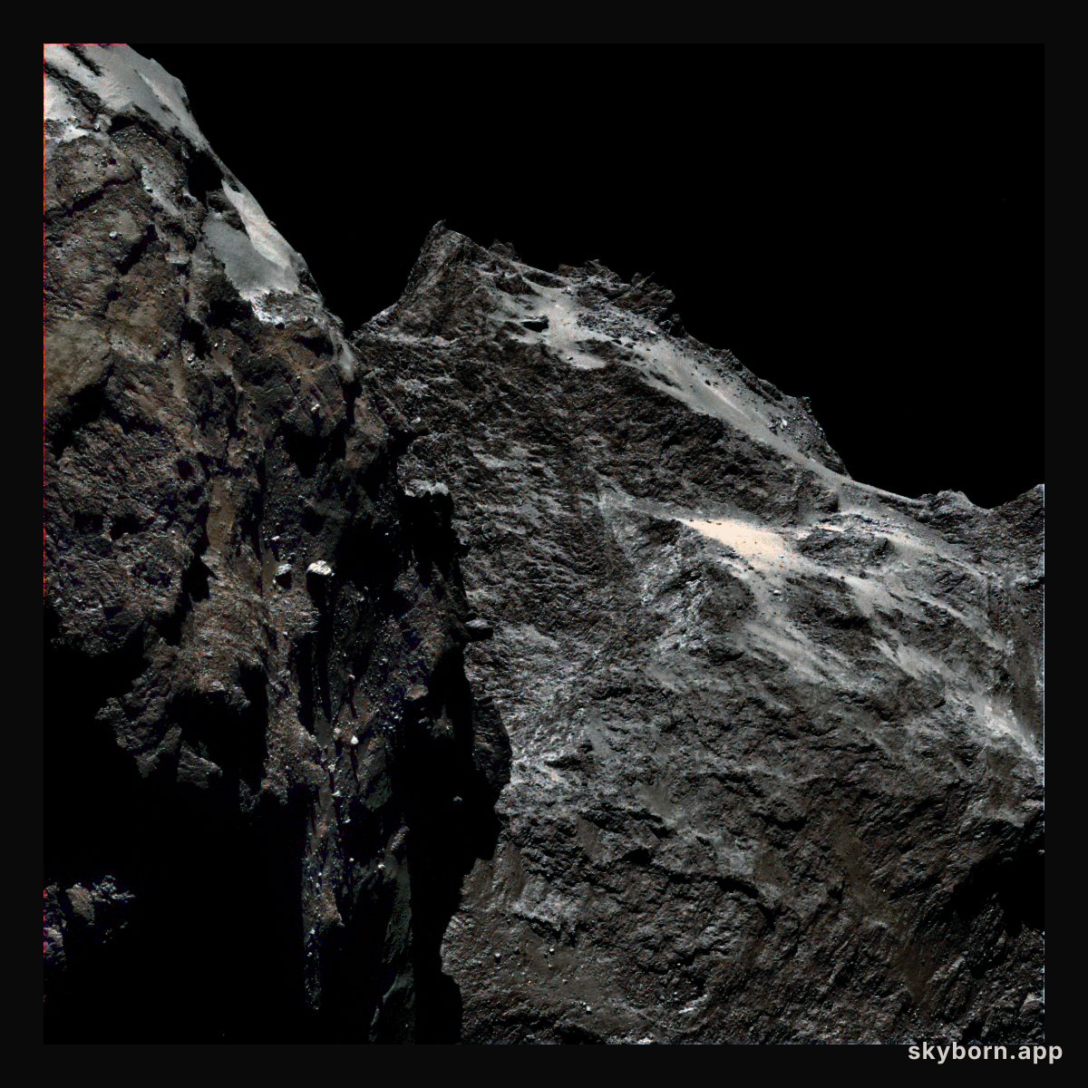 62 Kilometers above Comet Churyumov-Gerasimenko