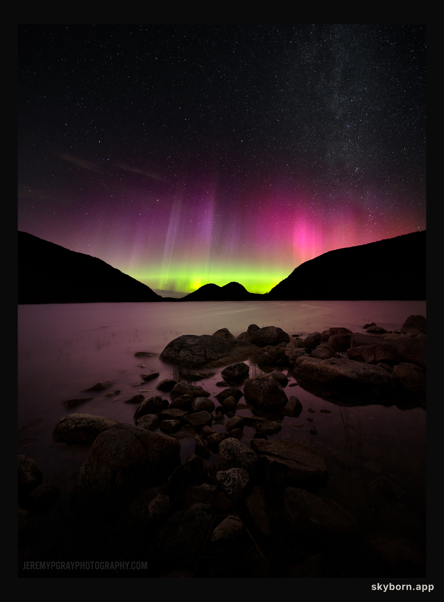 Aurora over Maine