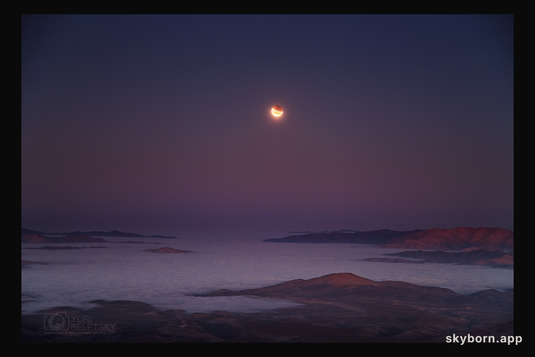 Eclipse at Moonset