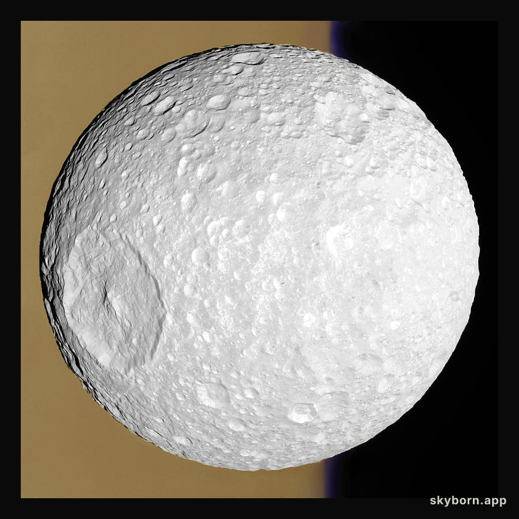 Mimas: Small Moon with a Big Crater