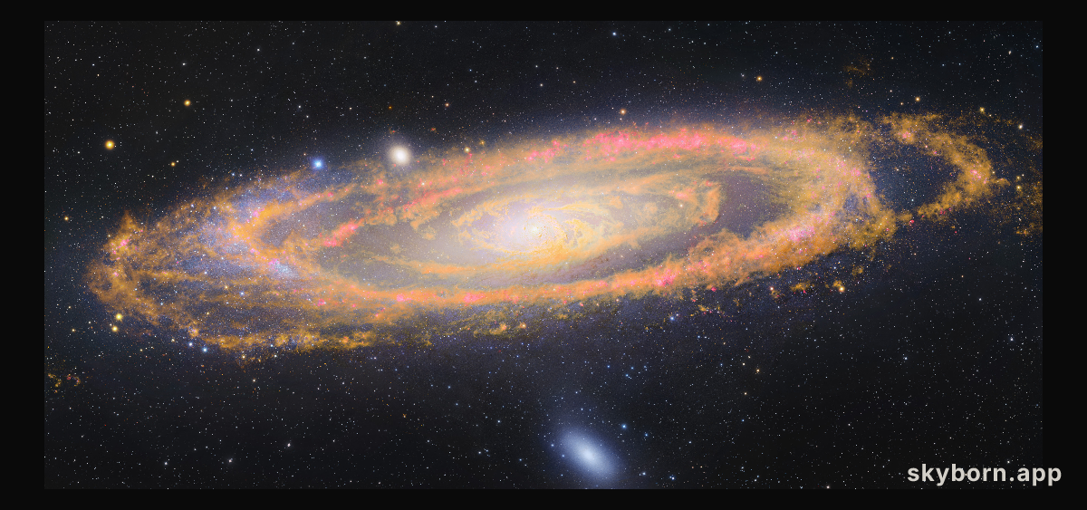The Infrared Visible Andromeda