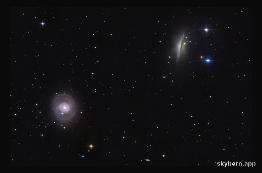 Cetus Duo M77 and NGC 1055