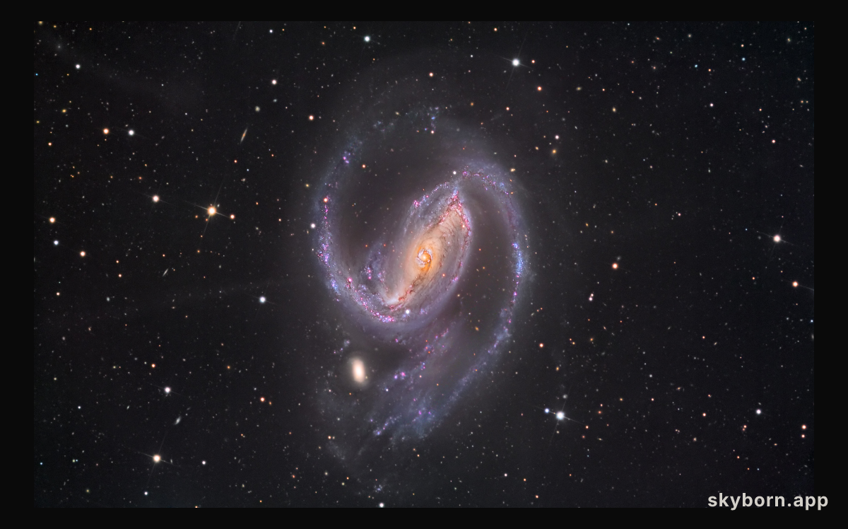 In the Arms of NGC 1097