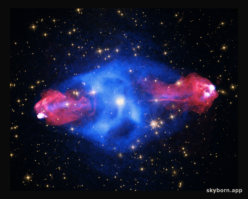 Light from Cygnus A