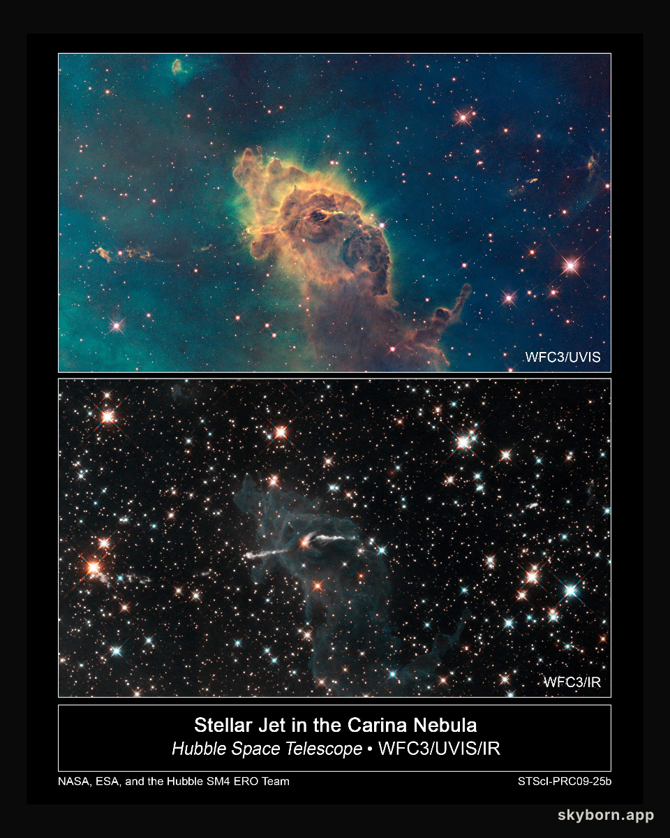 Carina Nebula Dust Pillar