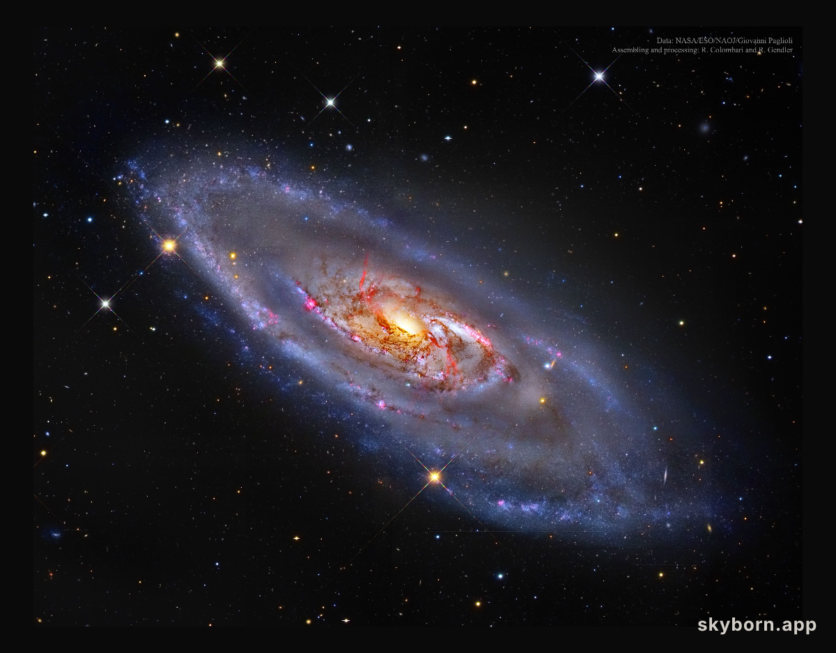 M106: A Spiral Galaxy with a Strange Center