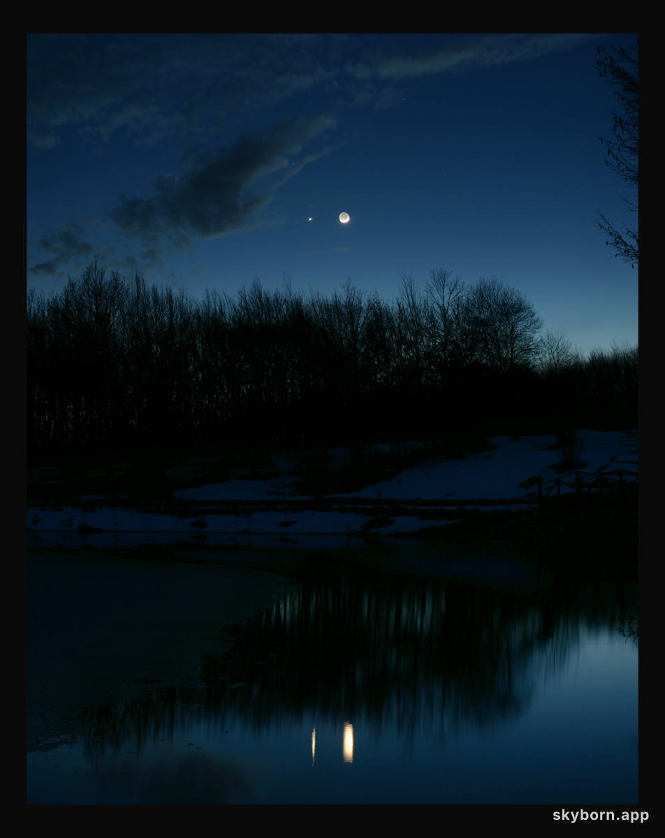 An Evening Sky Conjunction