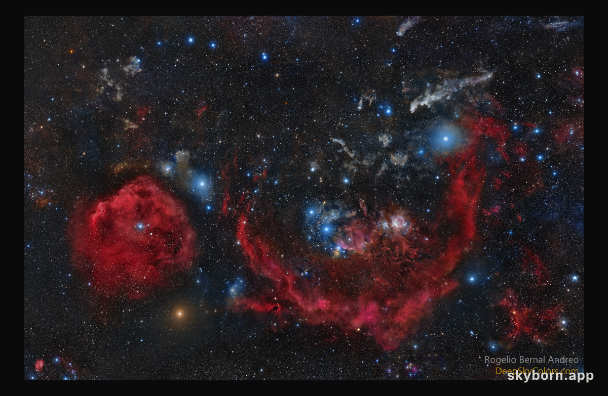 The Clouds of Orion the Hunter