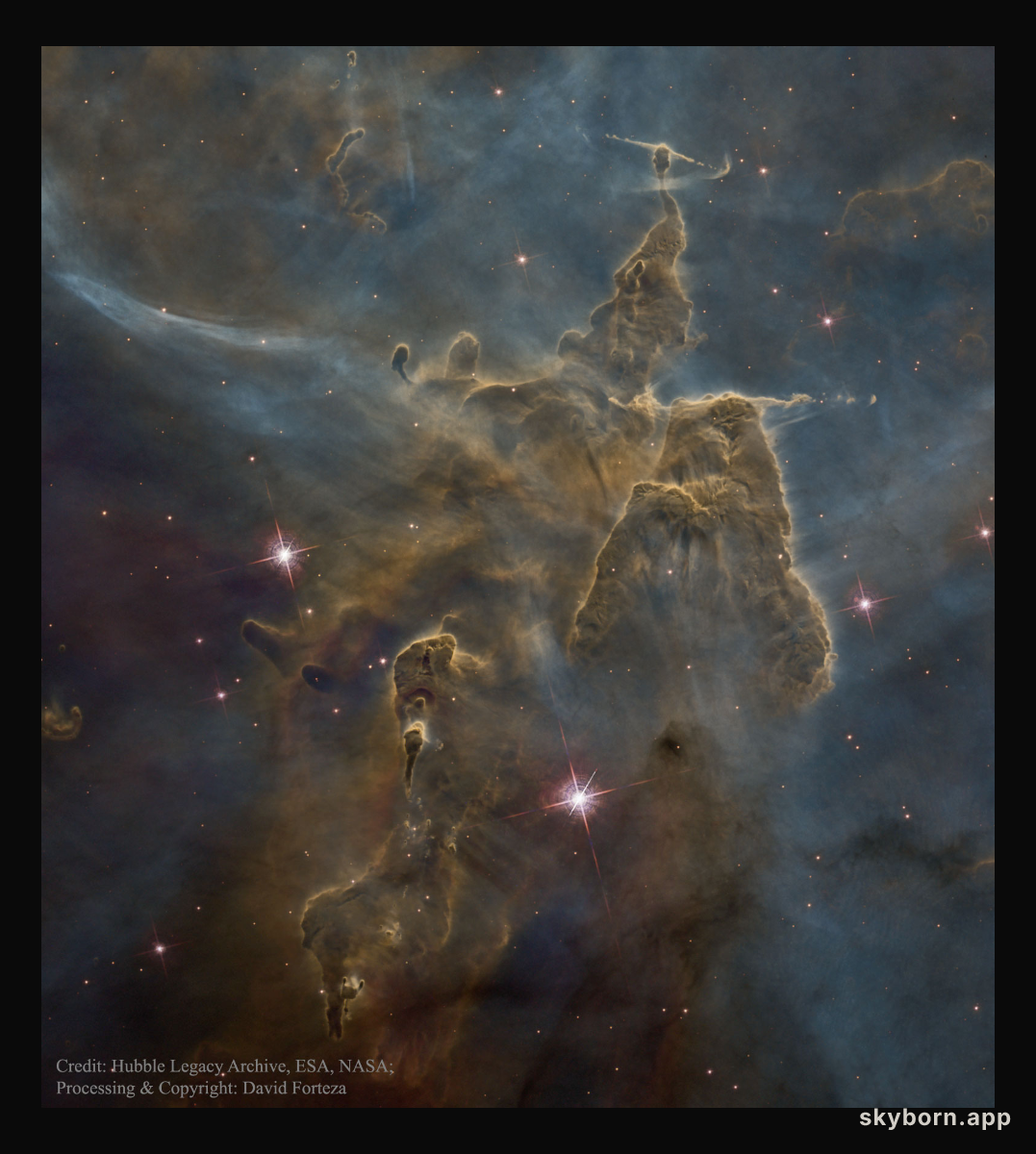 Mystic Mountain Dust Pillars