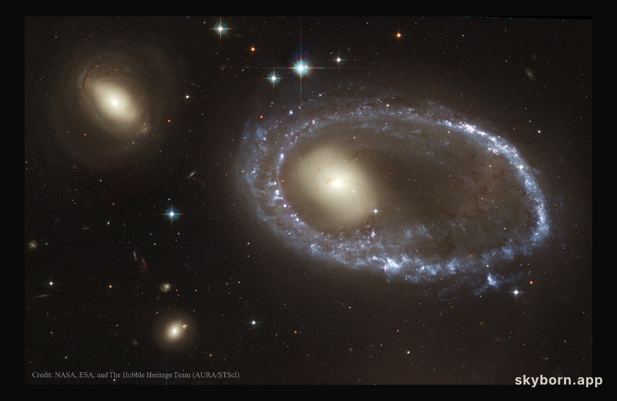 Ring Galaxy AM 0644-741 from Hubble