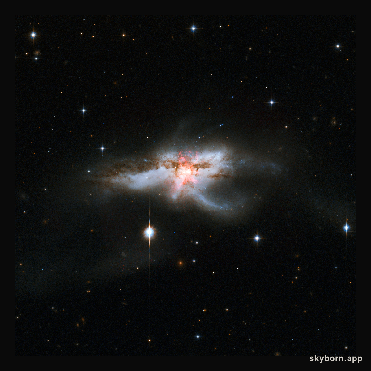 NGC 6240: Merging Galaxies