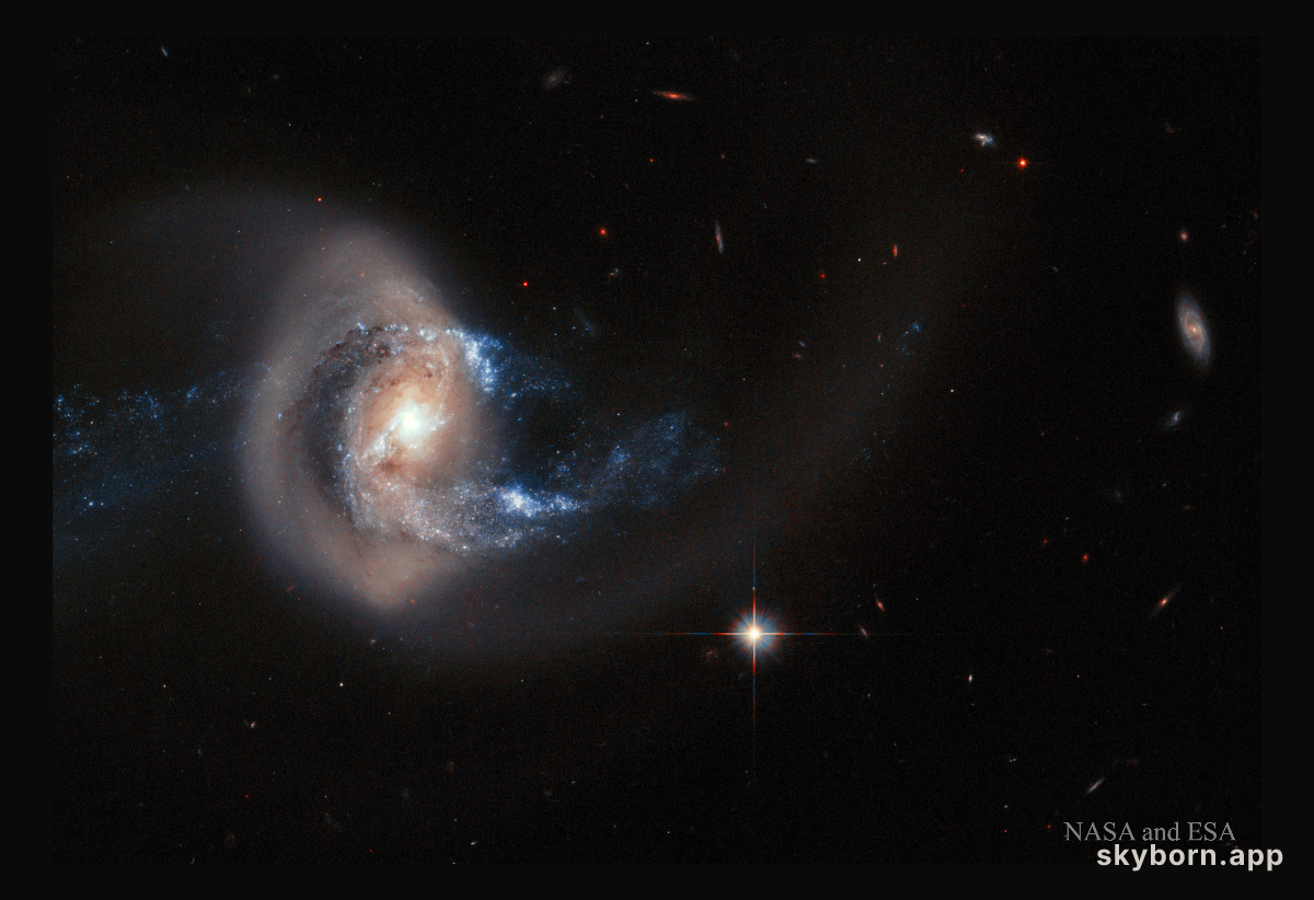 Galaxy NGC 7714 After Collision