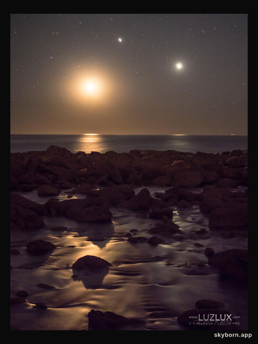 Triple Conjunction Over Galician National Park