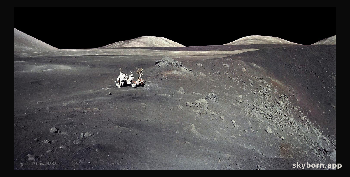 Apollo 17 at Shorty Crater