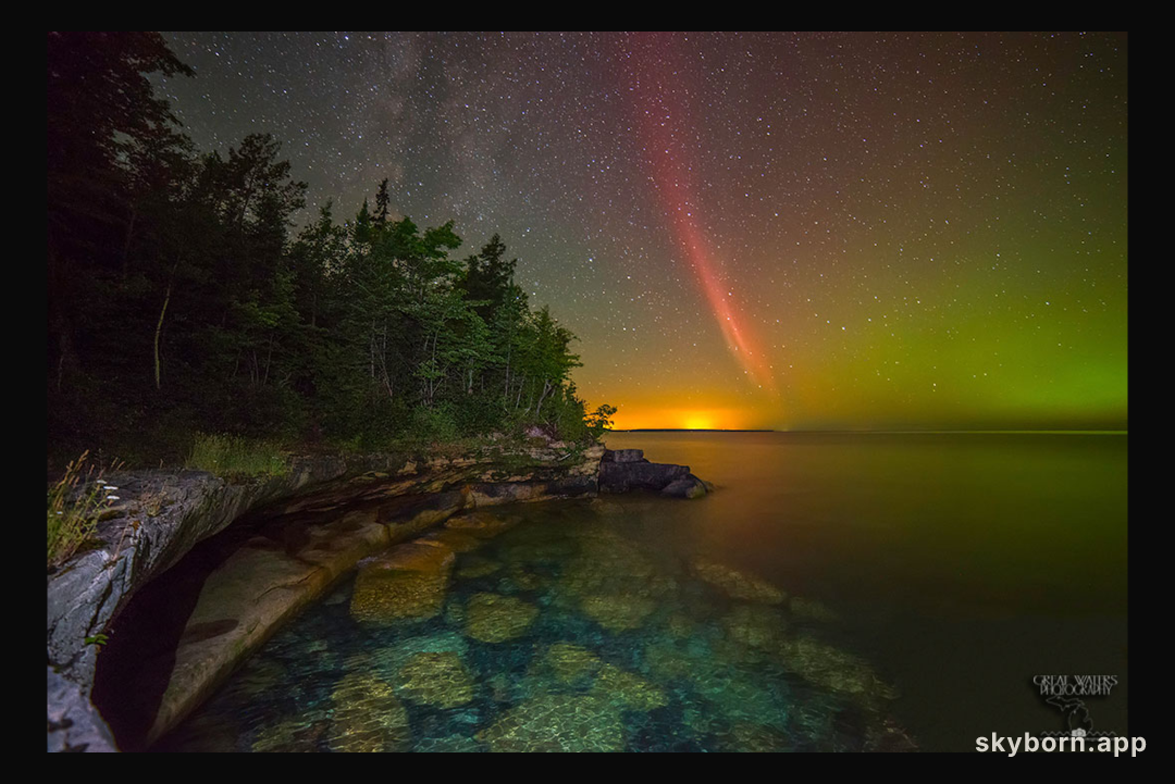 A Proton Arc Over Lake Superior