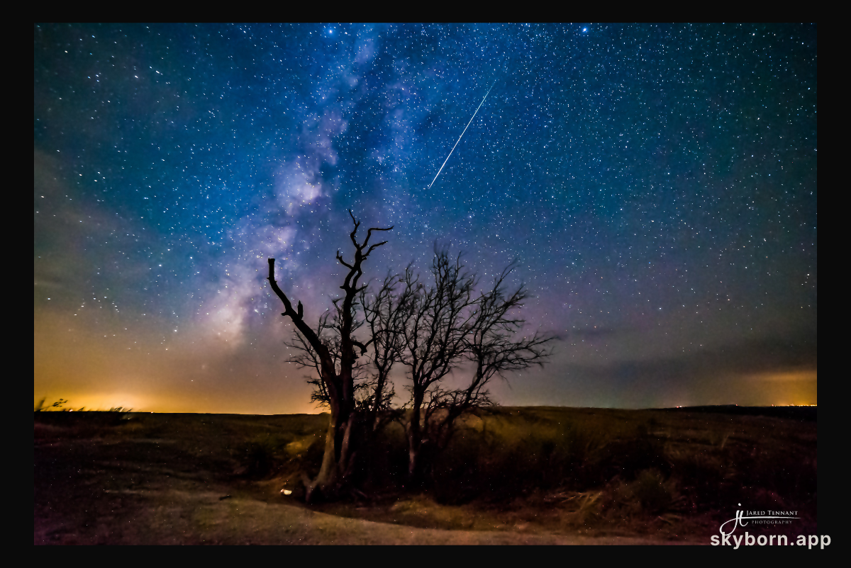 Comet Dust over Enchanted Rock
