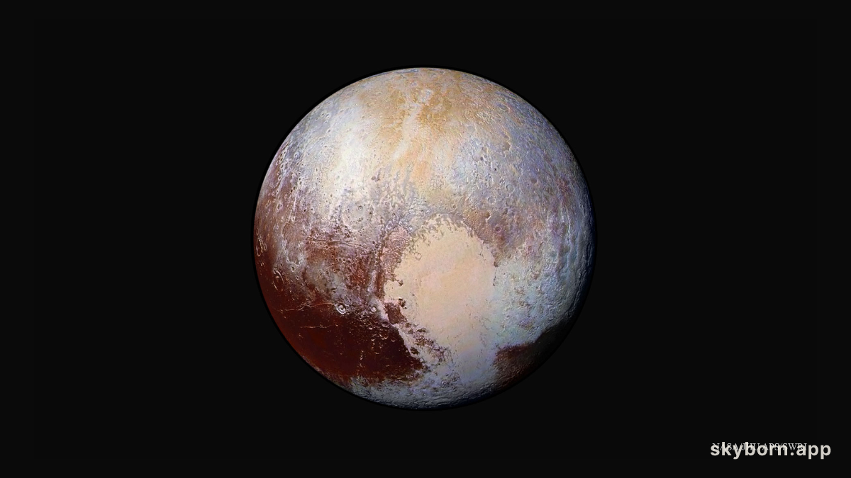 Pluto in Enhanced Color