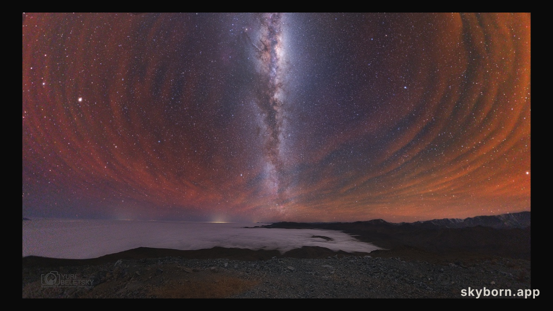 Milky Way with Airglow Australis