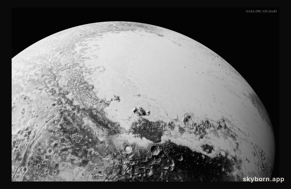 Pluto from above Cthulhu Regio