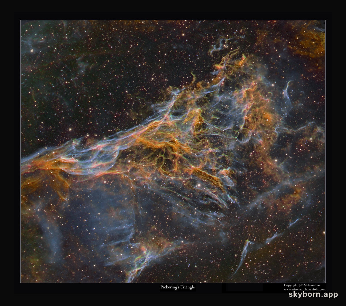 Pickering's Triangle in the Veil