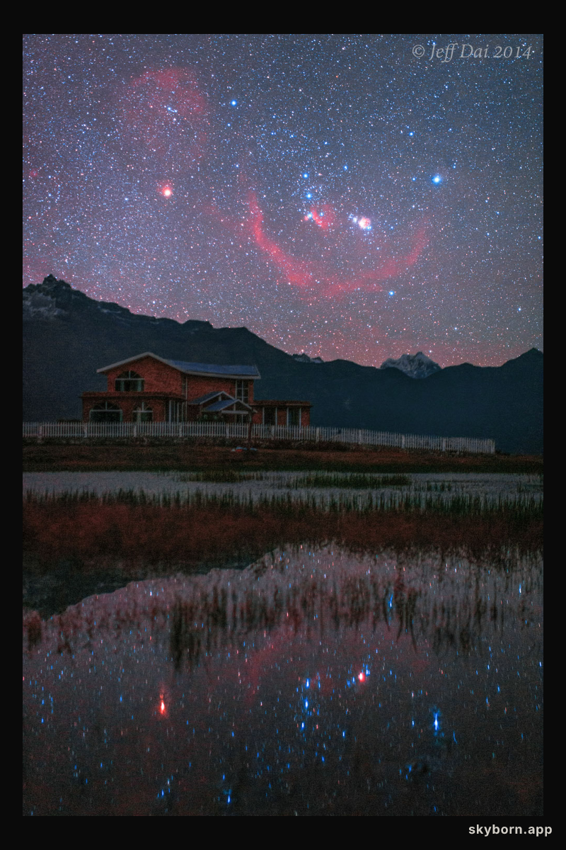 Orion Over and Under Tibet