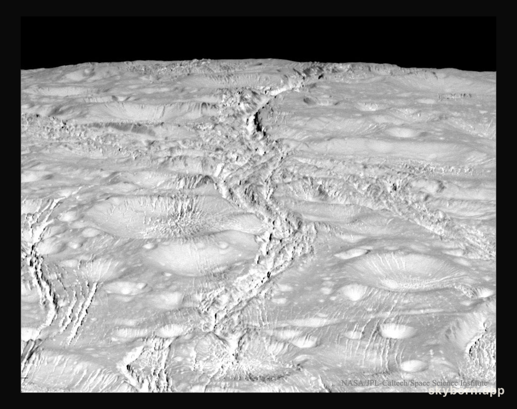 The Fractured North Pole of Saturn's Enceladus