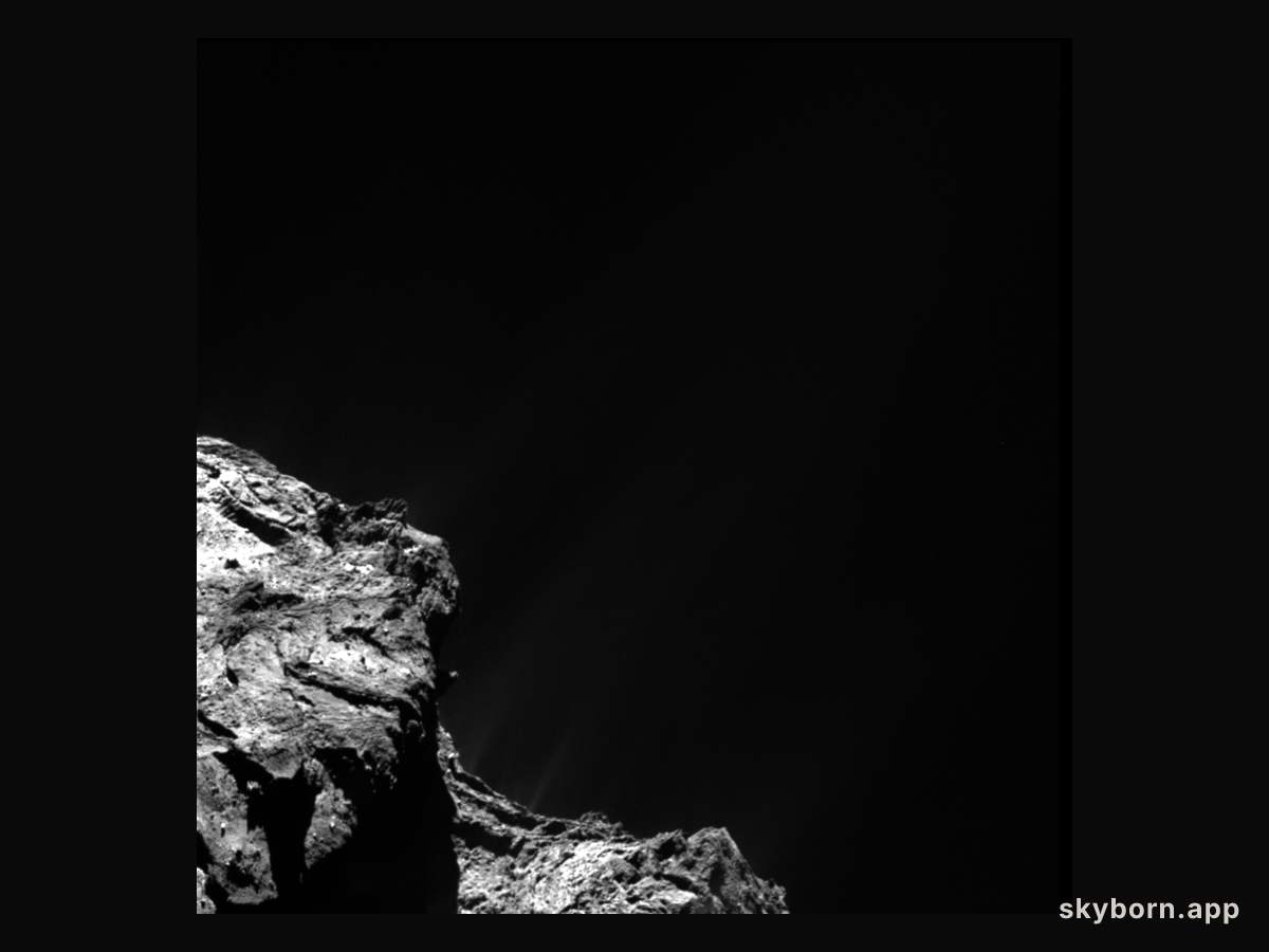 A Sudden Jet on Comet 67P