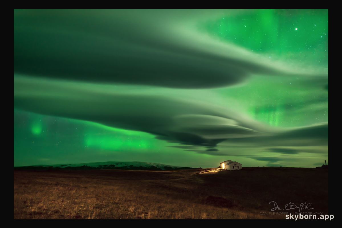 Aurora over Clouds
